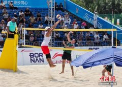 亚沙会沙排首个比赛日：中国队获得“开门红”